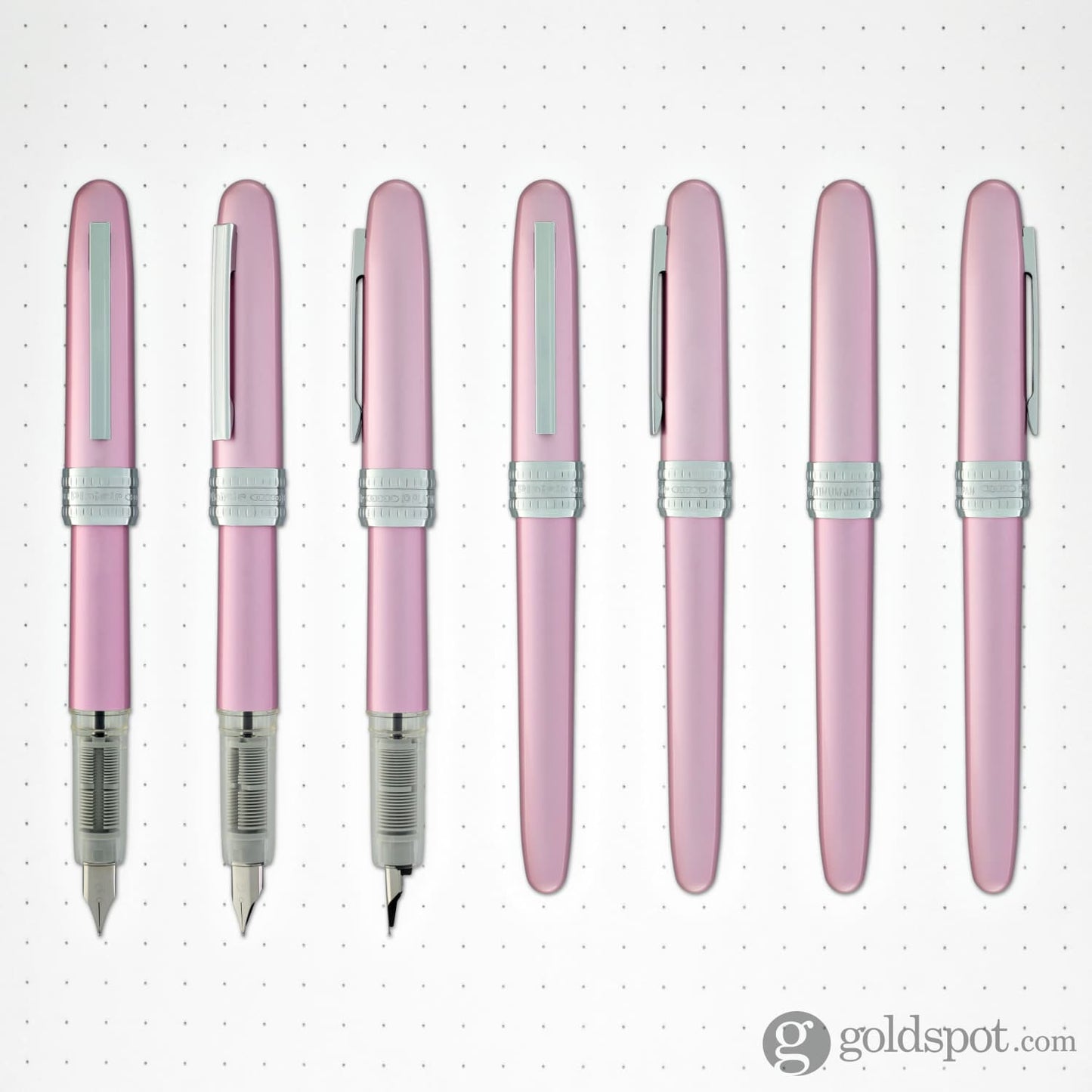 Platinum Plaisir Fountain Pen in Pink - 03 Fine Point Fountain Pen