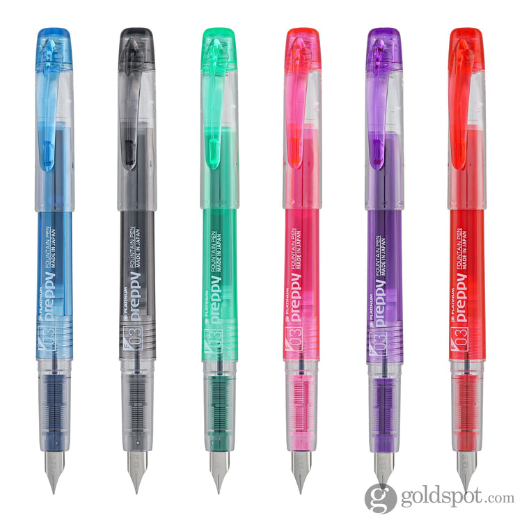 Platinum Preppy Fountain Pen in Blue Black Fountain Pen