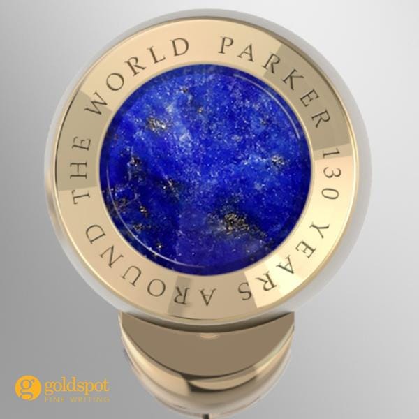 parker duofold limited edition craft of traveling top of the cap lapis lazuli