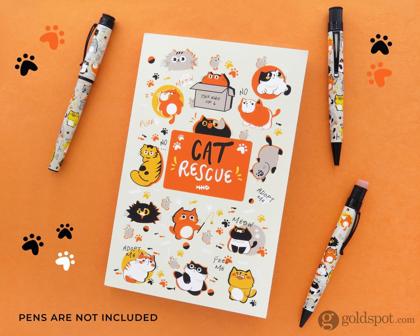 Retro 51 Cat Rescue 5 Notebook - Dotted Notebooks Journals