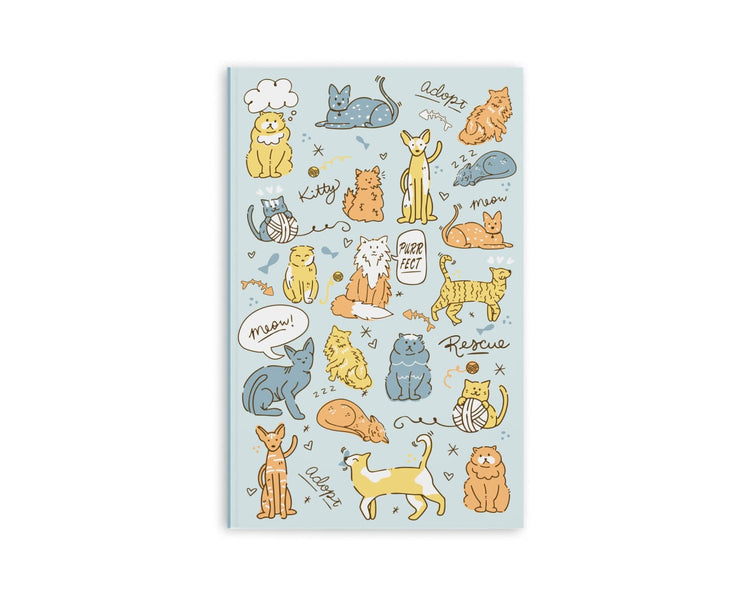Retro 51 Cat Rescue 6 Notebook - Dotted Notebooks Journals