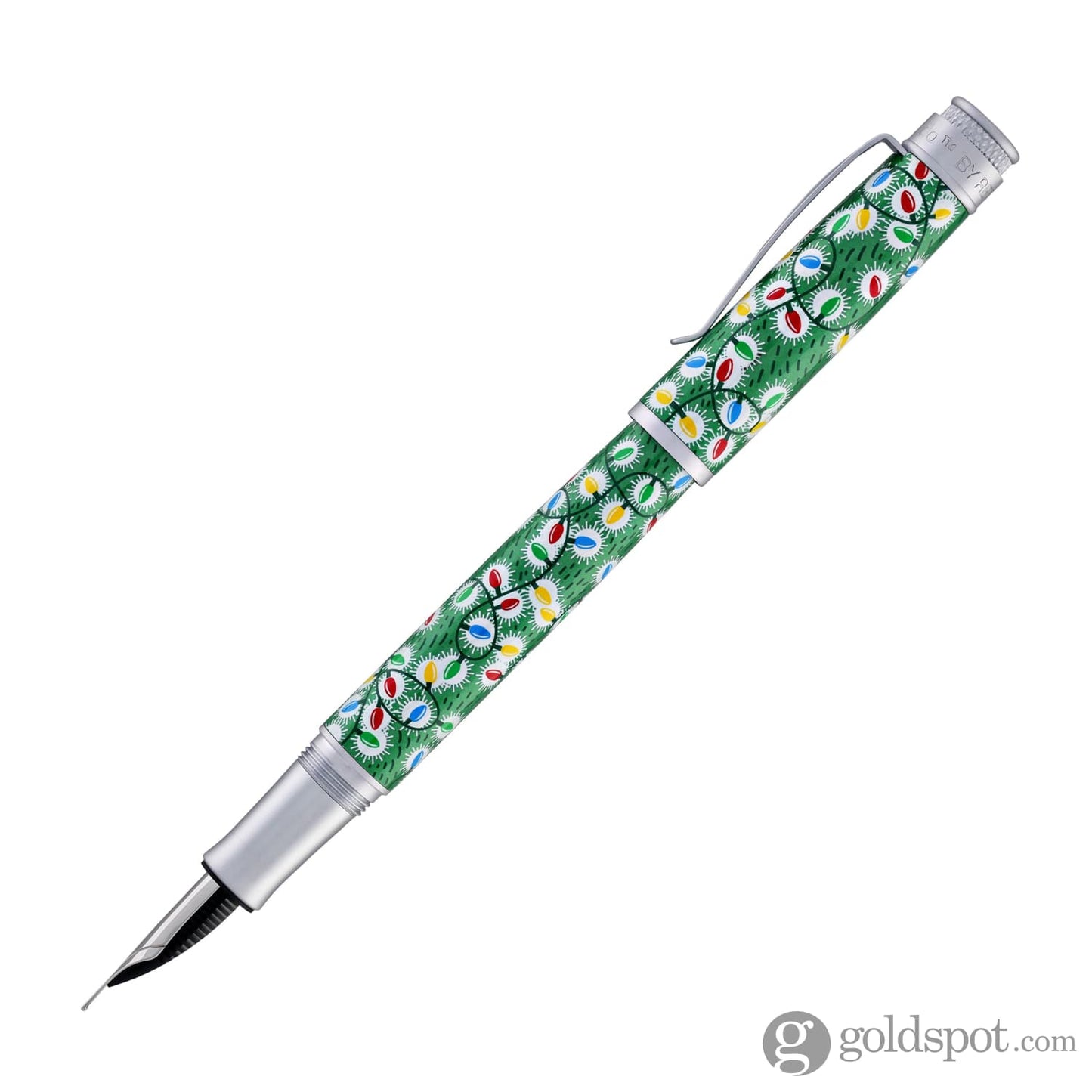 Retro 51 Goldspot Exclusive Tornado Fountain Pen in Sparky Christmas Lights Fountain Pen