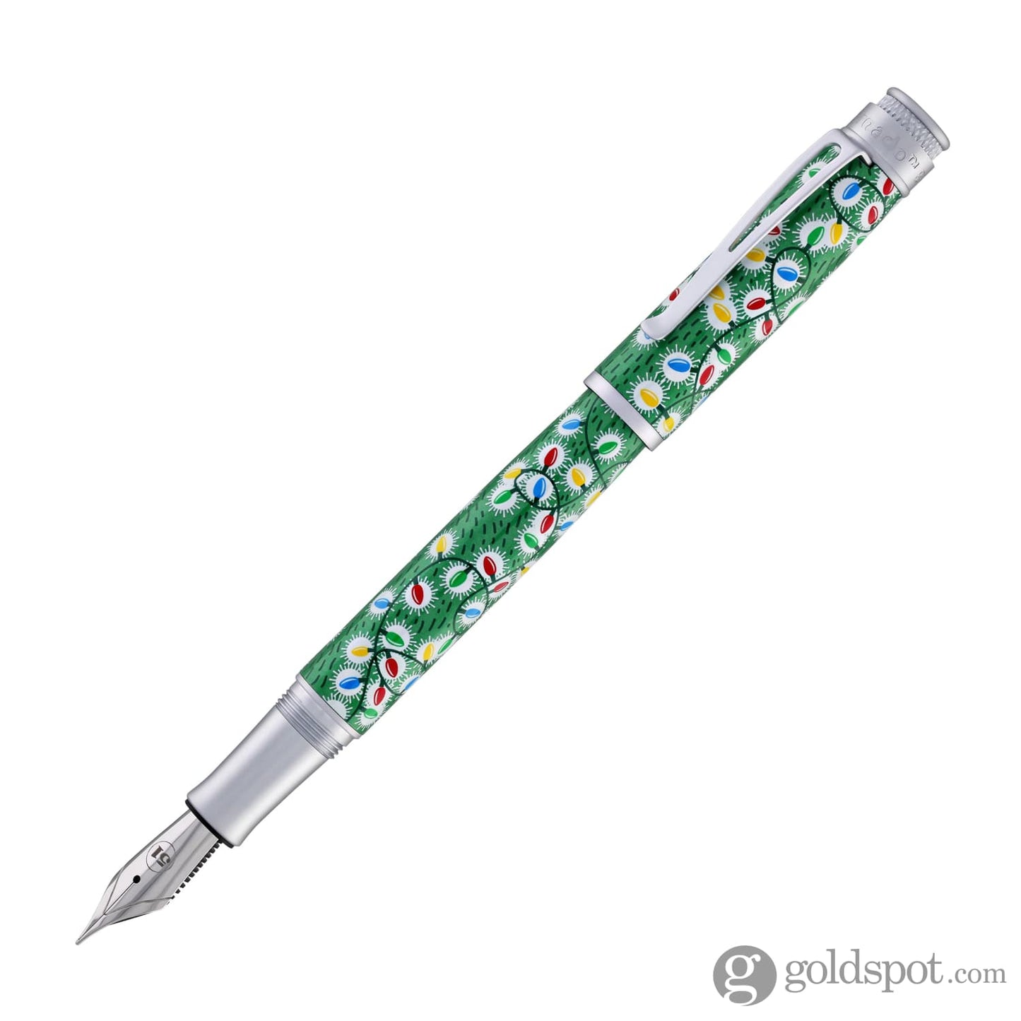 Retro 51 Goldspot Exclusive Tornado Fountain Pen in Sparky Christmas Lights Fountain Pen