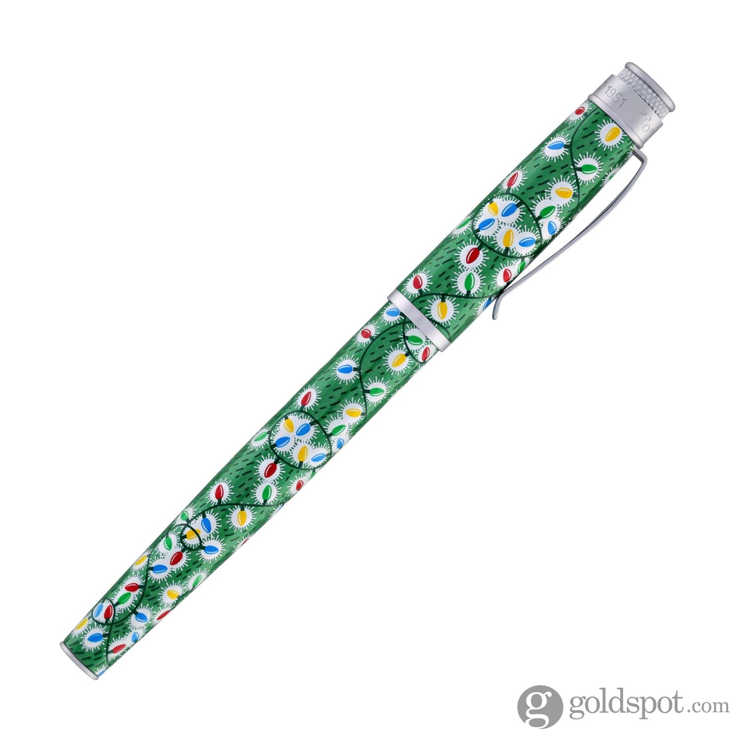 Retro 51 Goldspot Exclusive Tornado Fountain Pen in Sparky Christmas Lights Fountain Pen