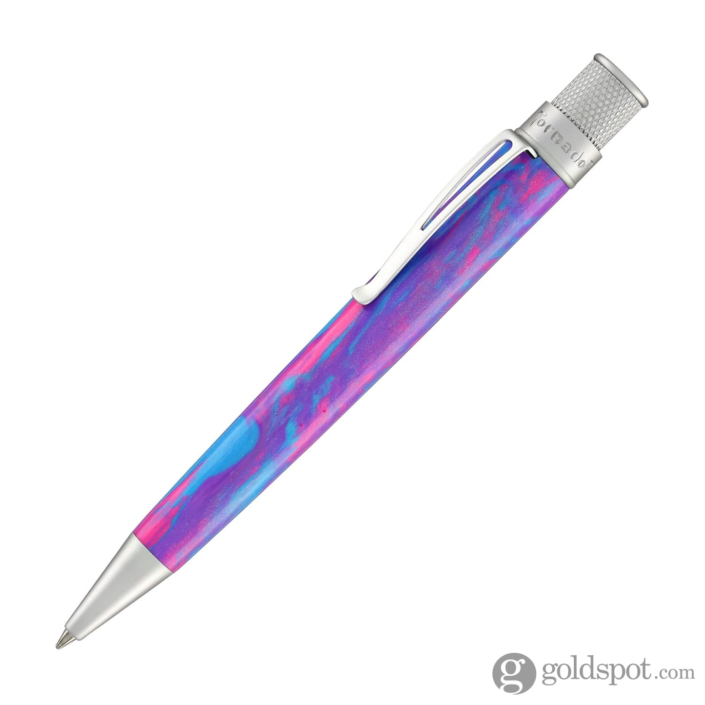 Retro 51 Goldspot Exclusive Tornado Rollerball in Carnival Cotton Candy Diamondcast Resin Rollerball Pen