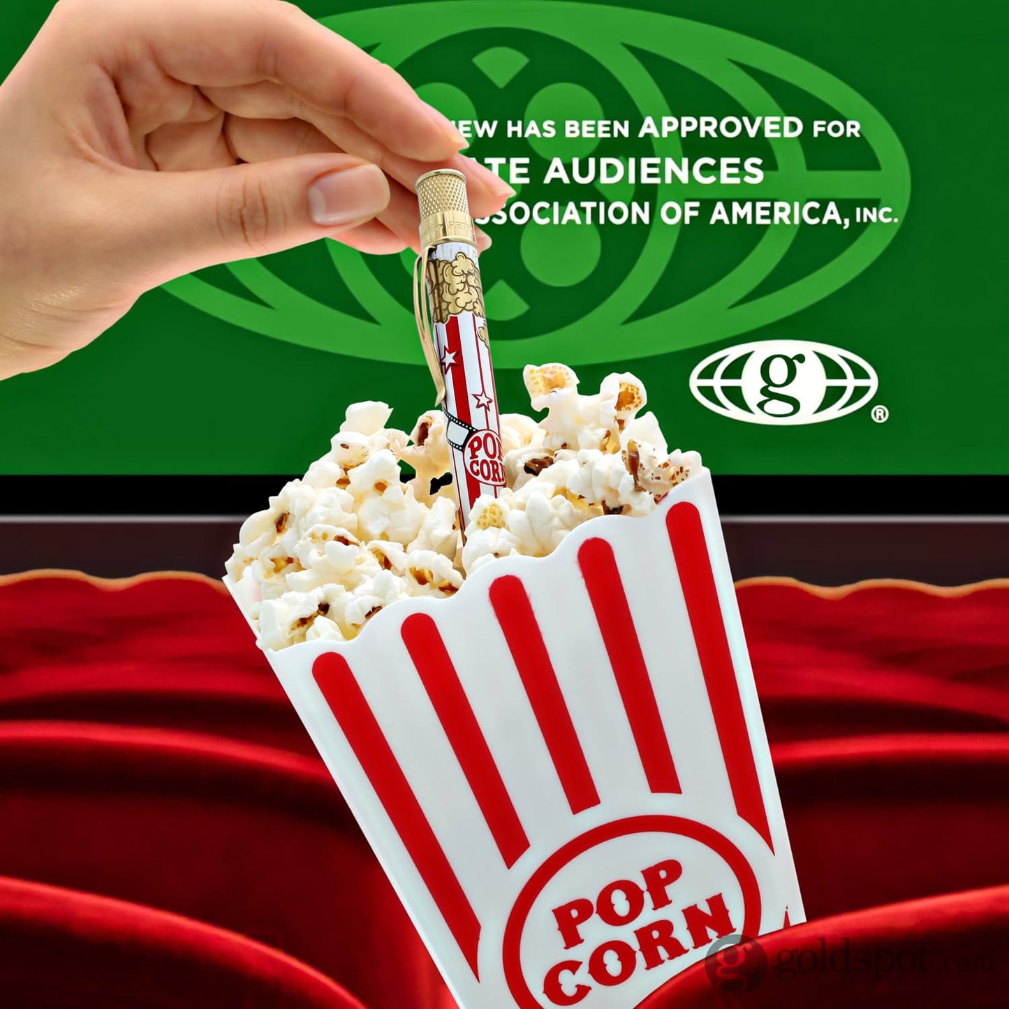 Retro 51 Goldspot Exclusive Tornado Rollerball in Movie Night Rollerball Pen