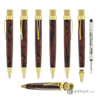 Retro 51 Goldspot Exclusive Tornado Rollerball in ’Tis the Season Diamondcast Resin Rollerball Pen