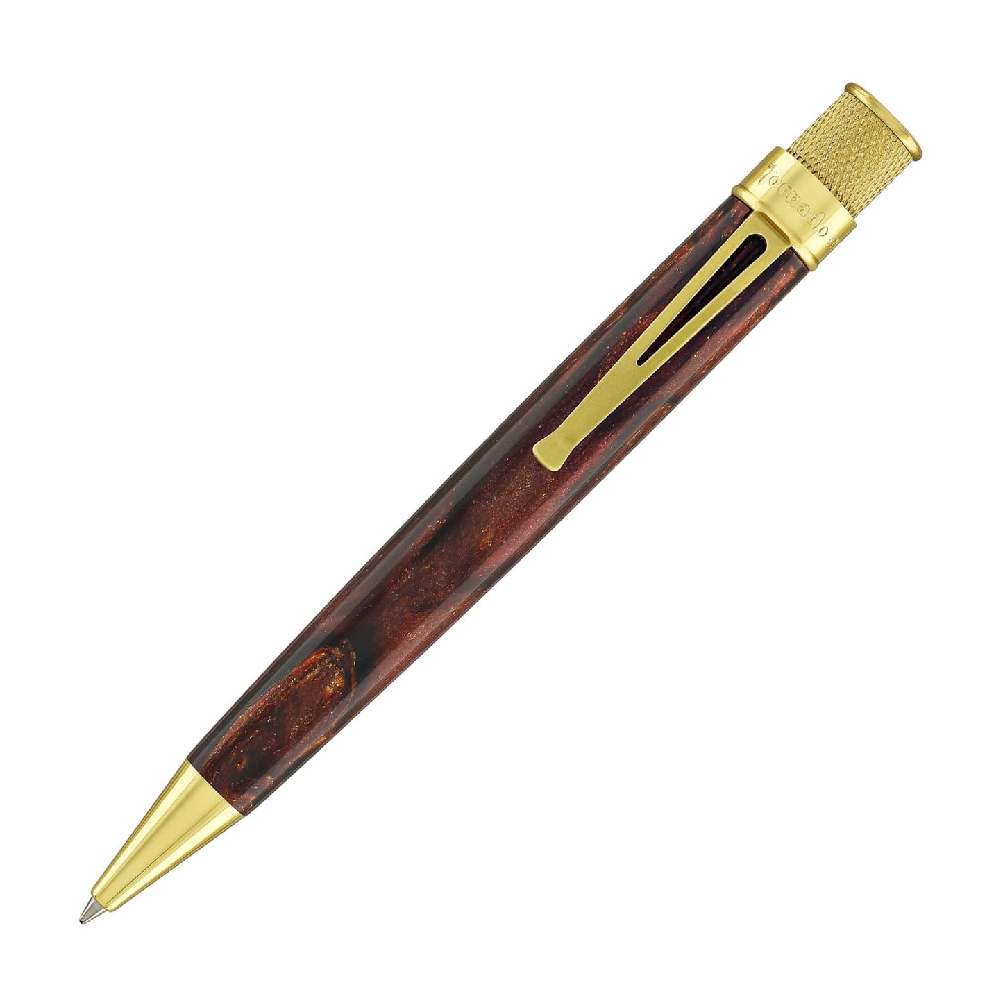 Retro 51 Goldspot Exclusive Tornado Rollerball in ’Tis the Season Diamondcast Resin Rollerball Pen