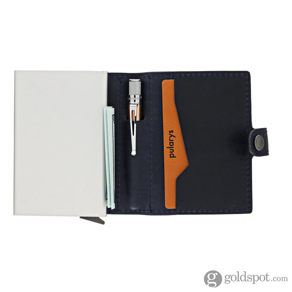 Retro 51 Polarys Modern Traveler Set Navy Leather with Tornado Elite Copper Ballpoint Pen Ballpoint Pens