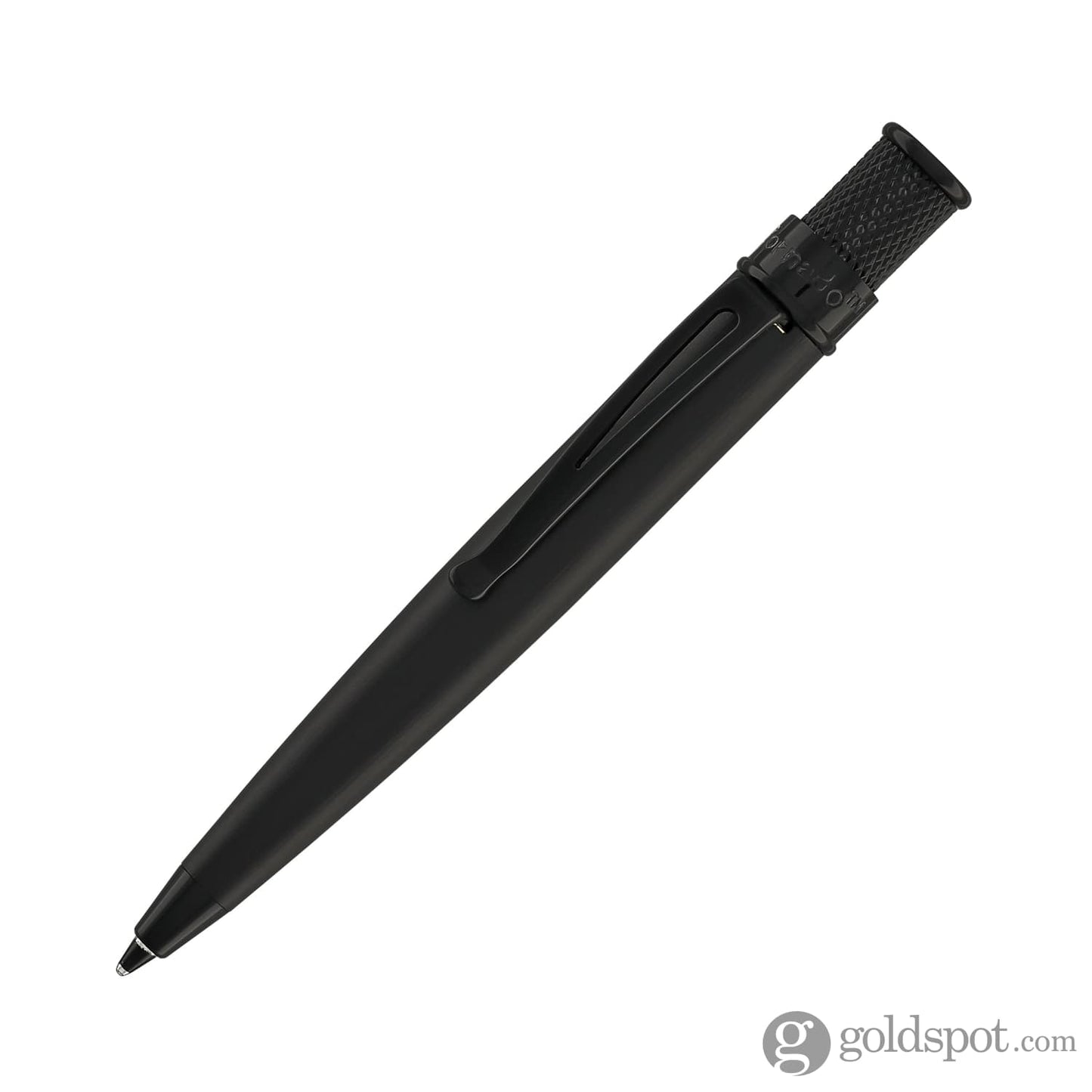 Retro 51 Polarys Modern Traveler Set Black Leather with Tornado Elite Stealth Ballpoint Pen Ballpoint Pens