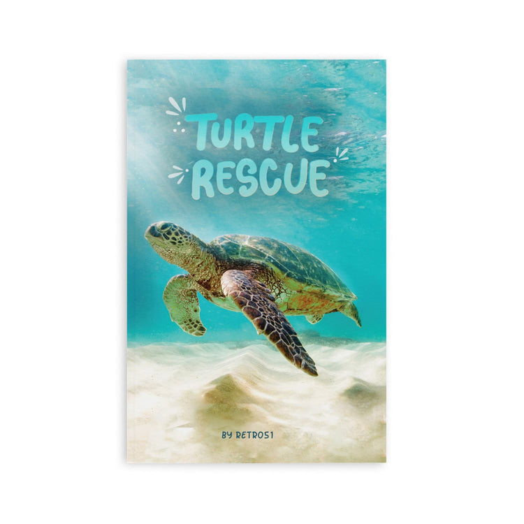 Retro 51 Sea Turtle Rescue Notebook - Dotted Notebooks Journals
