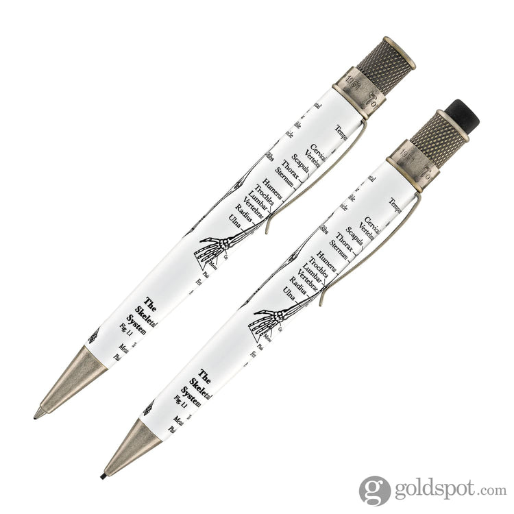 Retro 51 Tornado Dr. Gray Rollerball Pen & 1.15mm Mechanical Pencil Set Pen and Pencil Sets