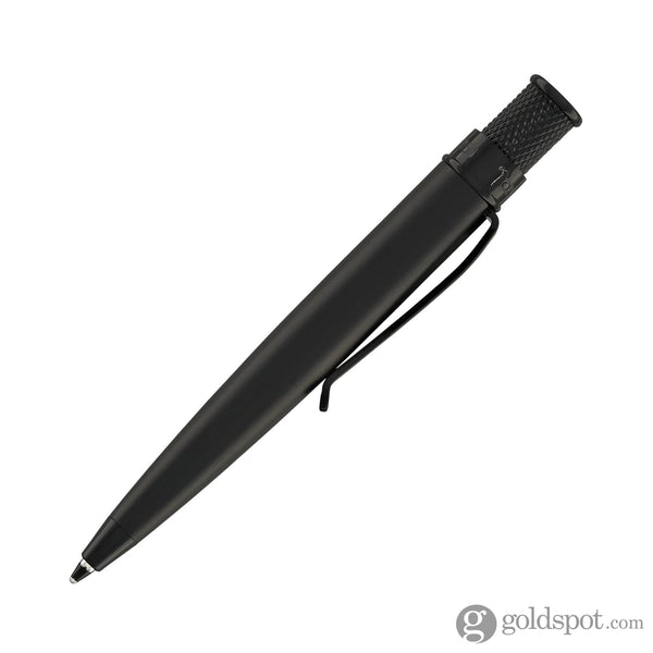 Retro 51 Tornado Elite Ballpoint Pen in Stealth Black Ballpoint Pens