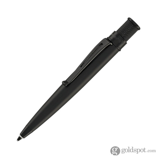 Retro 51 Tornado Elite Ballpoint Pen in Stealth Black Ballpoint Pens