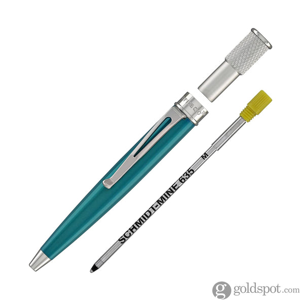 Retro 51 Tornado Elite Ballpoint Pen in Turquoise Ballpoint Pens