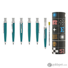Retro 51 Tornado Elite Ballpoint Pen in Turquoise Ballpoint Pens