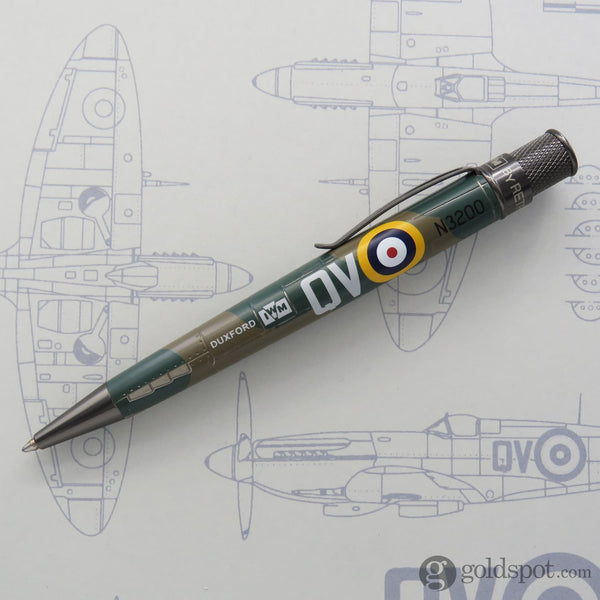 Retro 51 Tornado IWM Collection Rollerball Pen in Spitfire N3200 Rollerball Pen