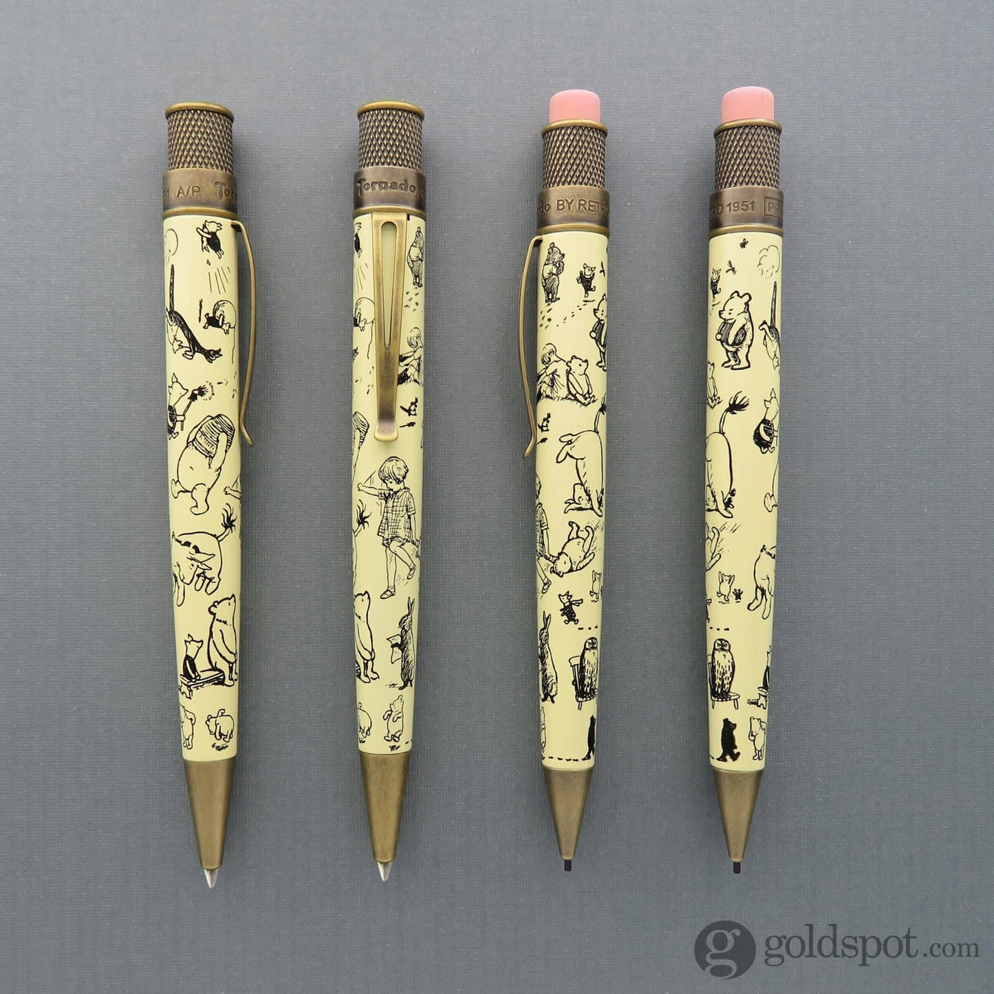 Retro 51 Tornado Mechanical Pencil in A.A. Milne Winnie-the-Pooh Decorations Mechanical Pencil