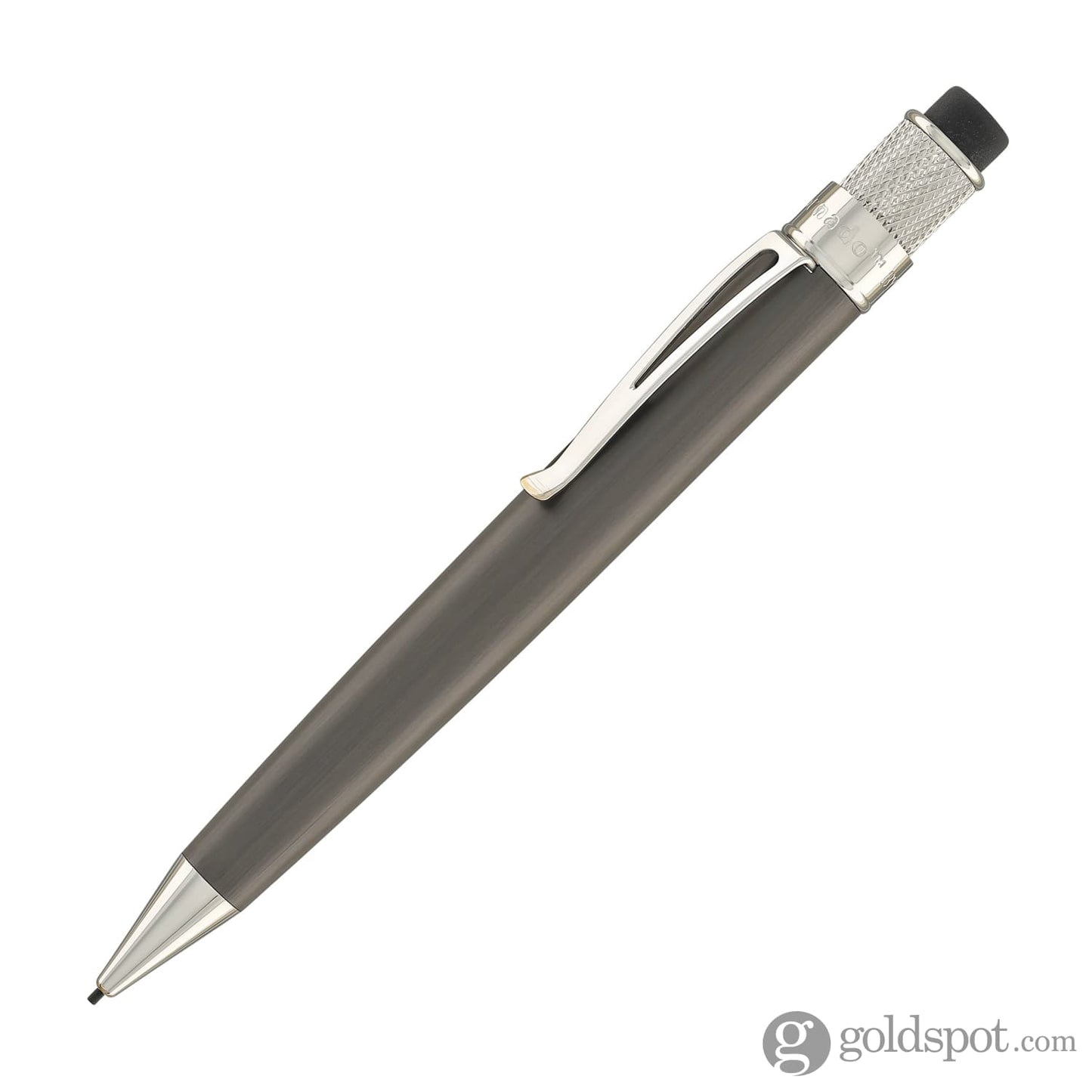 Retro 51 Tornado Mechanical Pencil in Black Nickel Platinum - 1.15mm Mechanical Pencils
