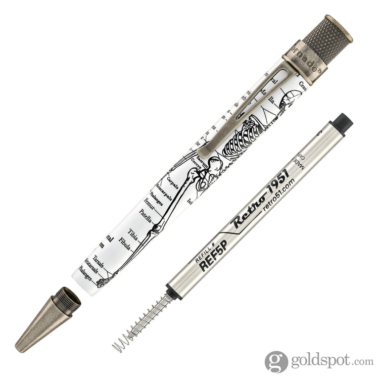 Retro 51 Tornado Metalsmith Rollerball Pen in Dr. Gray Rollerball Pen