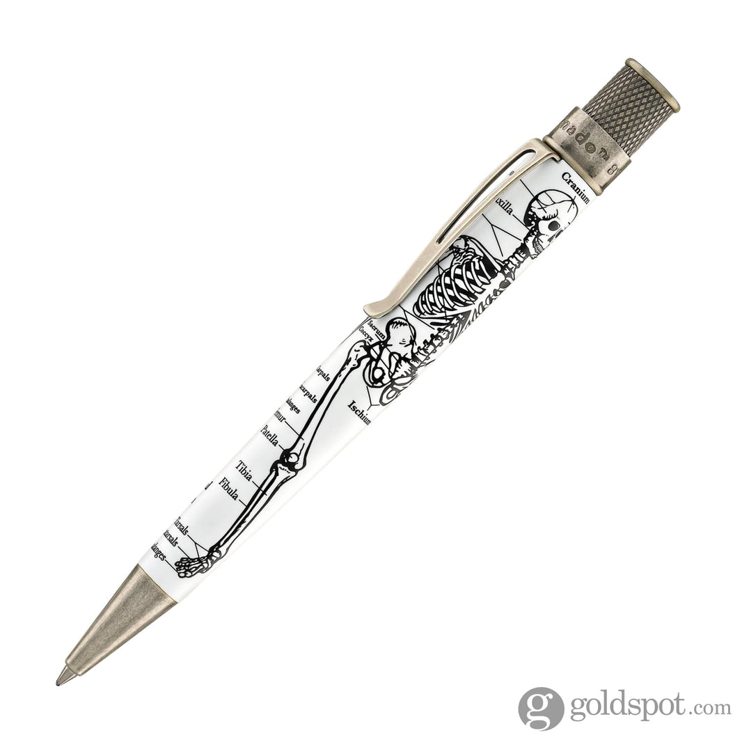 Retro 1951 Tornado Roller Penna Brutus - Design Vintage Metalsmith Con Finitura Ottone Anticato, Punta A Rullo, Stile Barbiere - 2