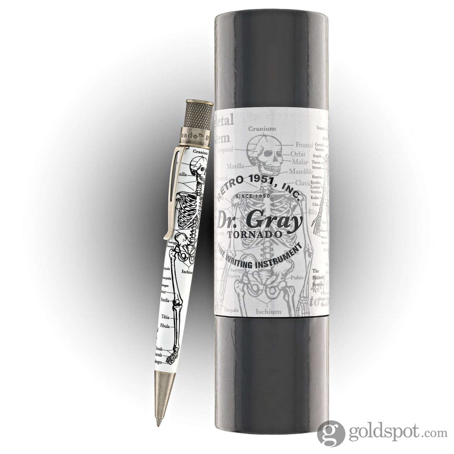 Retro 51 Tornado Metalsmith Rollerball Pen in Dr. Gray Rollerball Pen