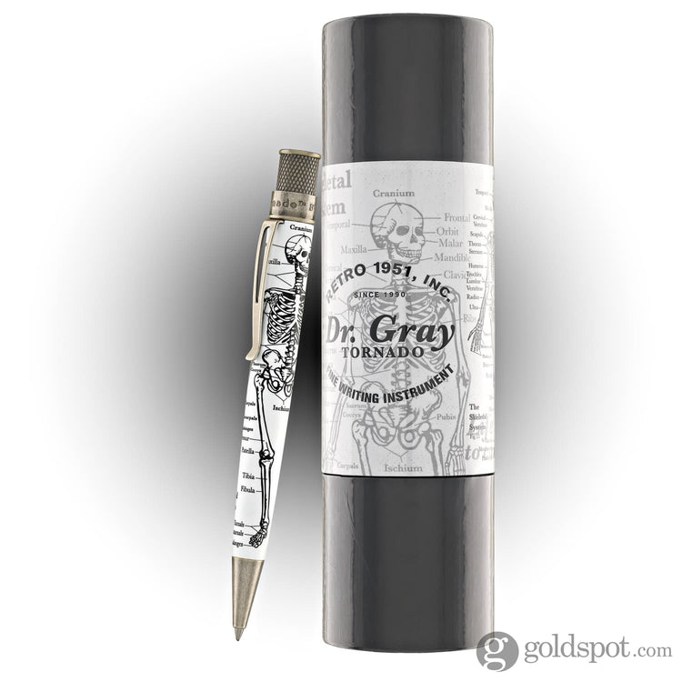Retro 51 Tornado Metalsmith Rollerball Pen in Dr. Gray Rollerball Pen
