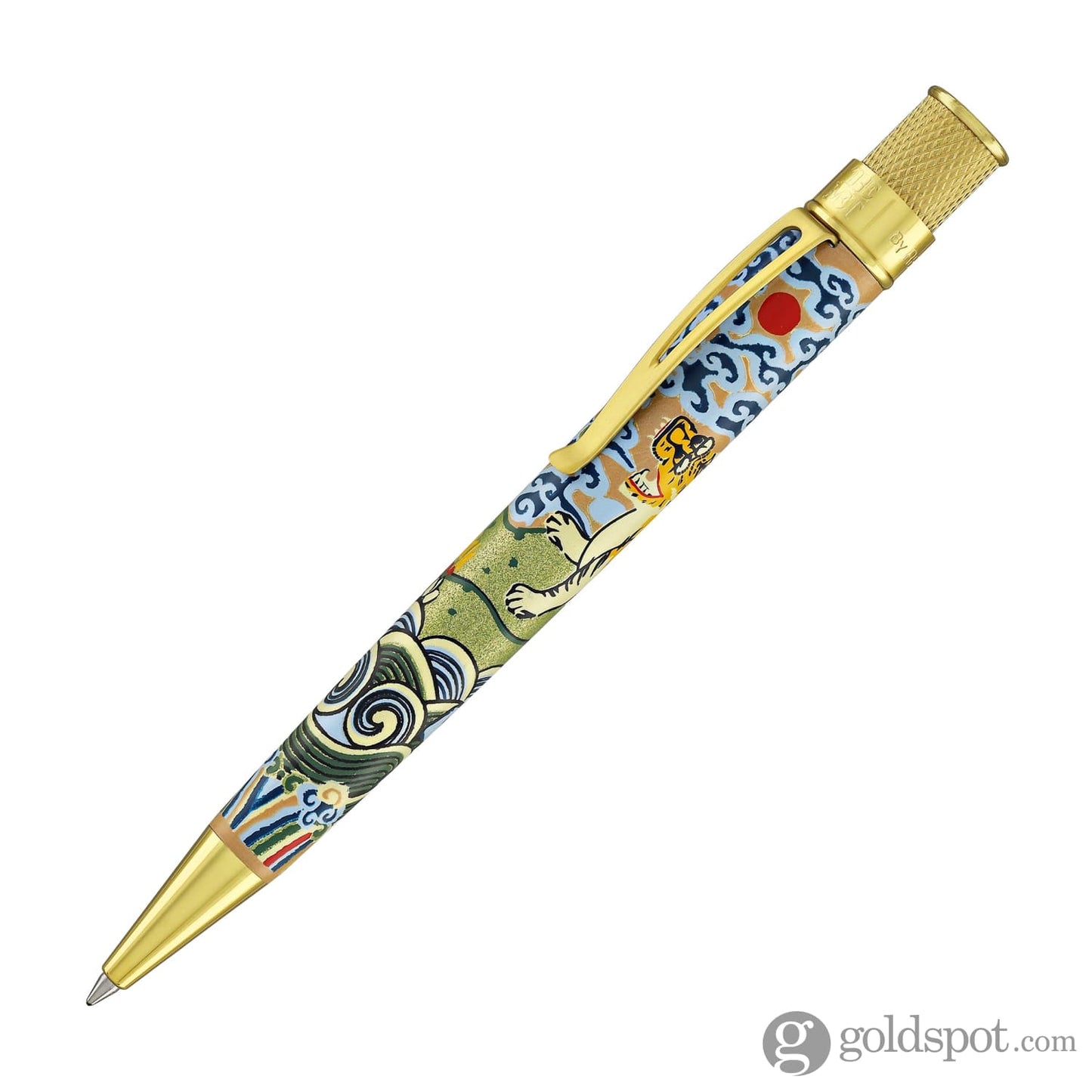 Retro 51 Tornado Metropolitan Rollerball in Chinese Tiger Rank Badge Rollerball Pen