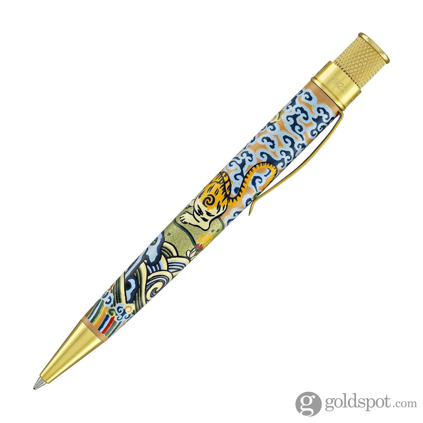 Retro 51 Tornado Metropolitan Rollerball in Chinese Tiger Rank Badge Rollerball Pen