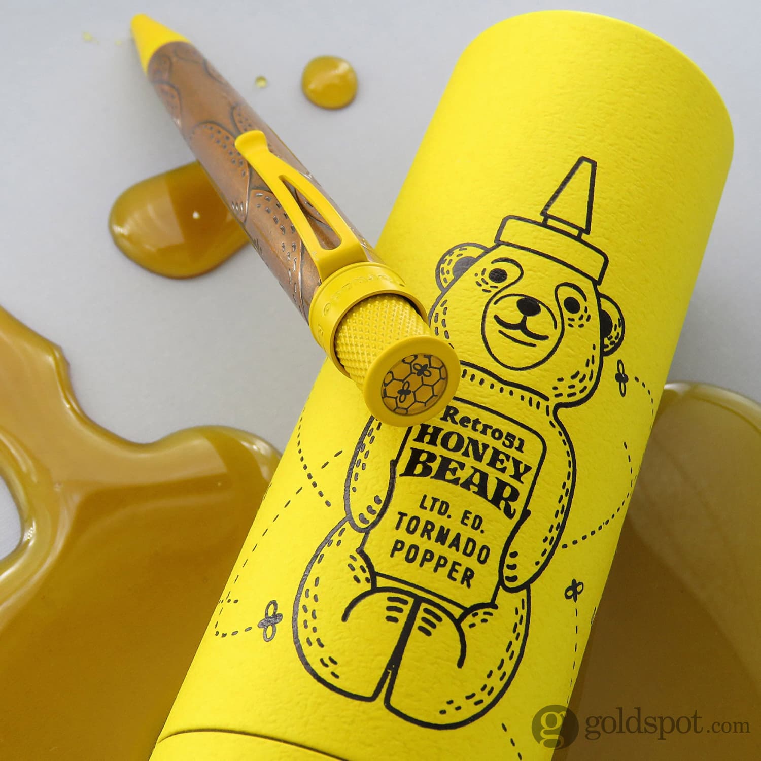 Retro 51 Tornado Popper Rollerball Pen Honey Bear Limited Edition