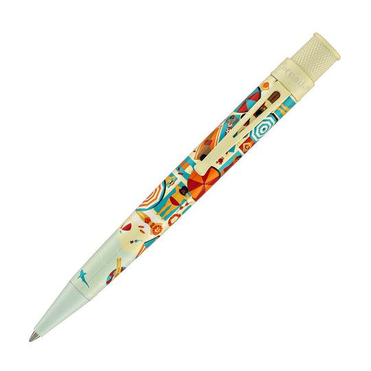Retro 51 Tornado Popper Rollerball Pen in Beachy Side-Up - Limited Edition