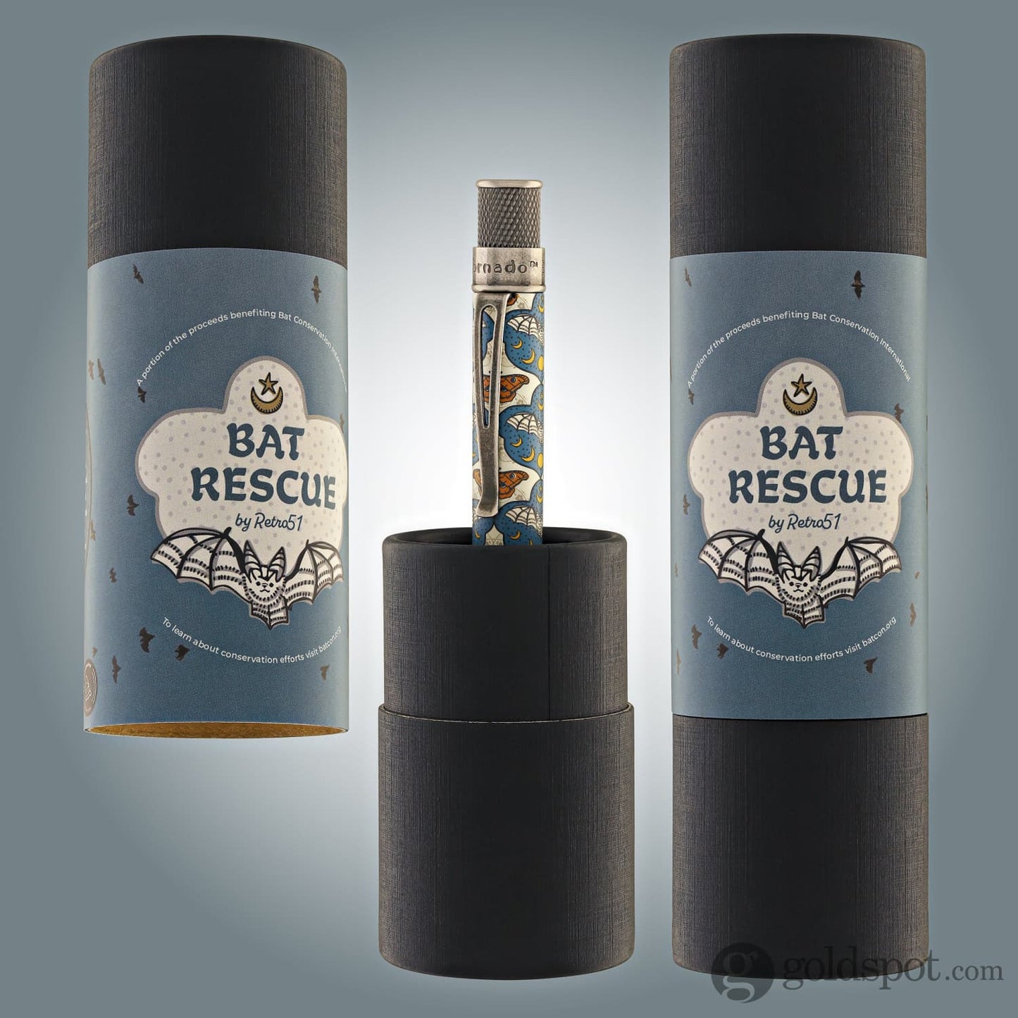 Retro 51 Tornado Rescue Ballpoint Pen in Bat Ballpoint Pens