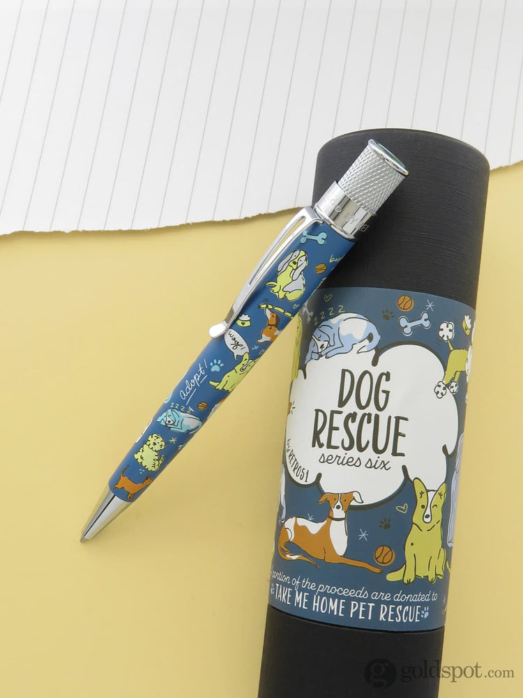 Retro 51 Tornado Rescue Ballpoint Pen in Dog Series 6 Ballpoint Pens