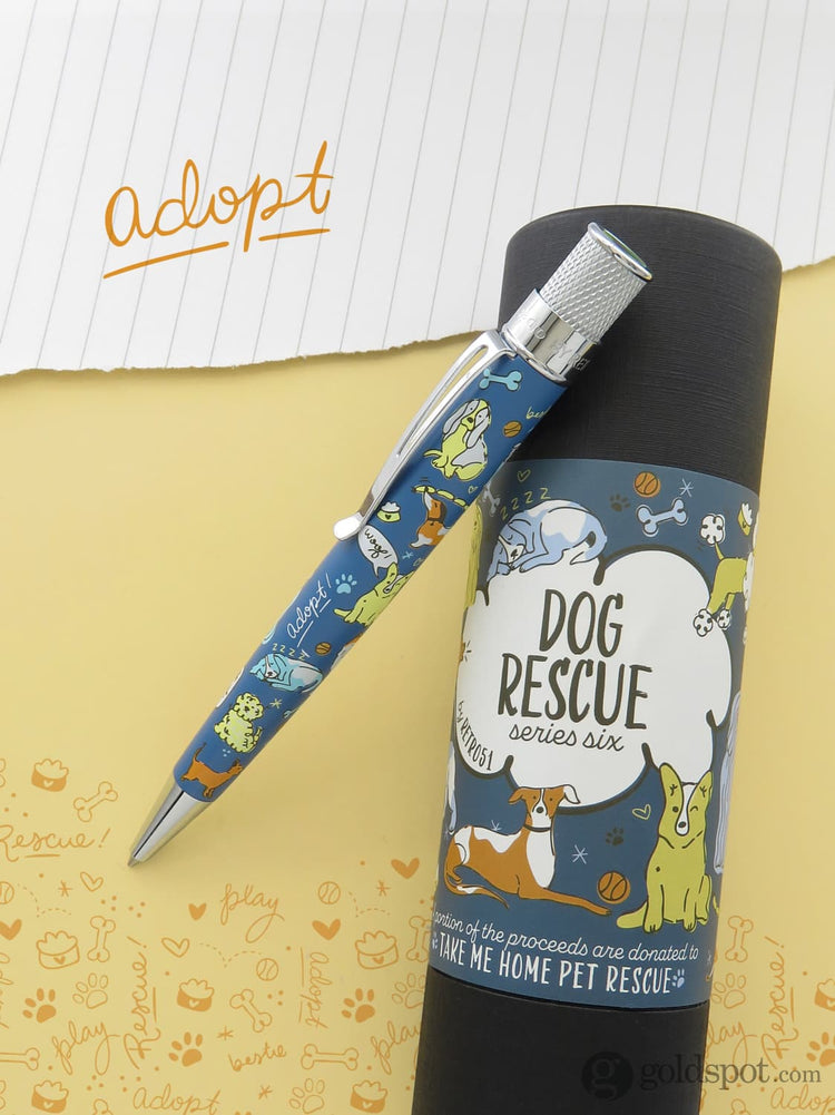 Retro 51 Tornado Rescue Ballpoint Pen in Dog Series 6 Ballpoint Pens