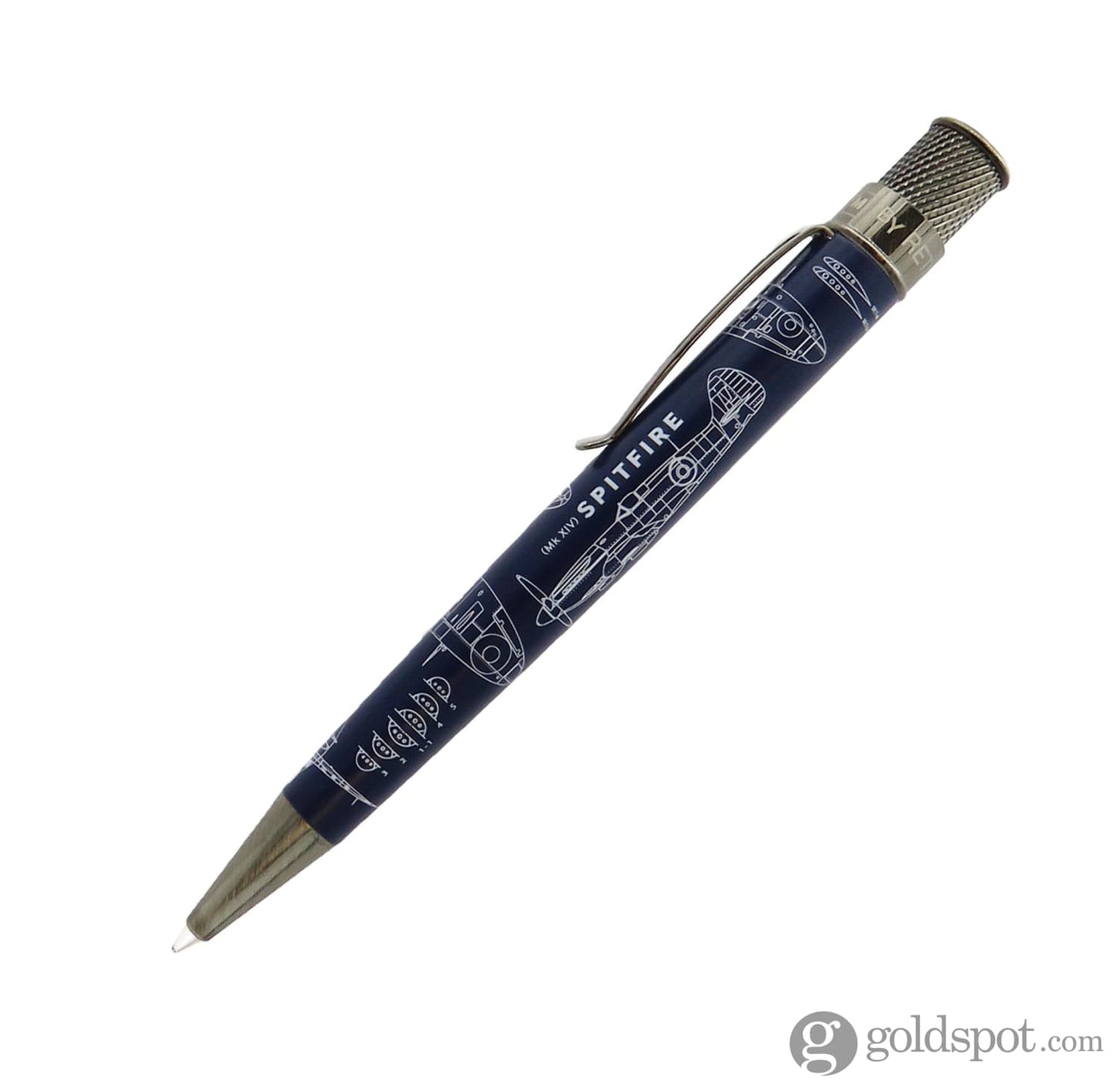 Retro 51 Tornado Rollerball Imperial War Museums Spitfire Blueprint Rollerball Pen
