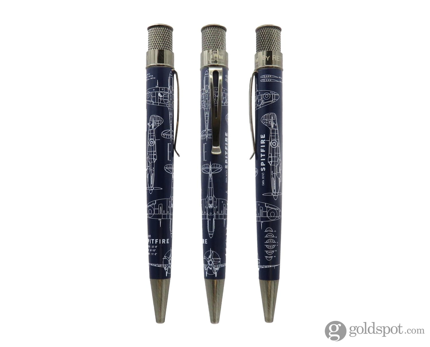 Retro 51 Tornado Rollerball Imperial War Museums Spitfire Blueprint Rollerball Pen