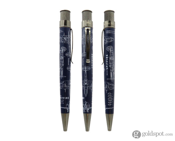 Retro 51 Tornado Rollerball Imperial War Museums Spitfire Blueprint Rollerball Pen