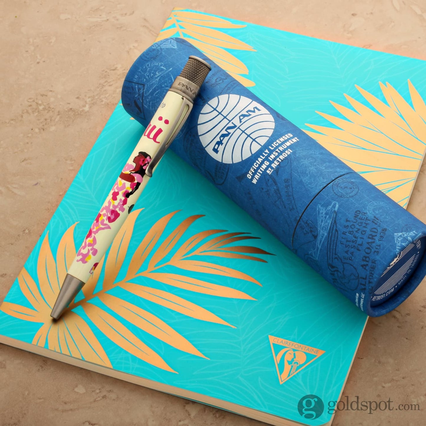 Retro 51 Tornado in PAN AM Hawaii Poster Rollerball Pen