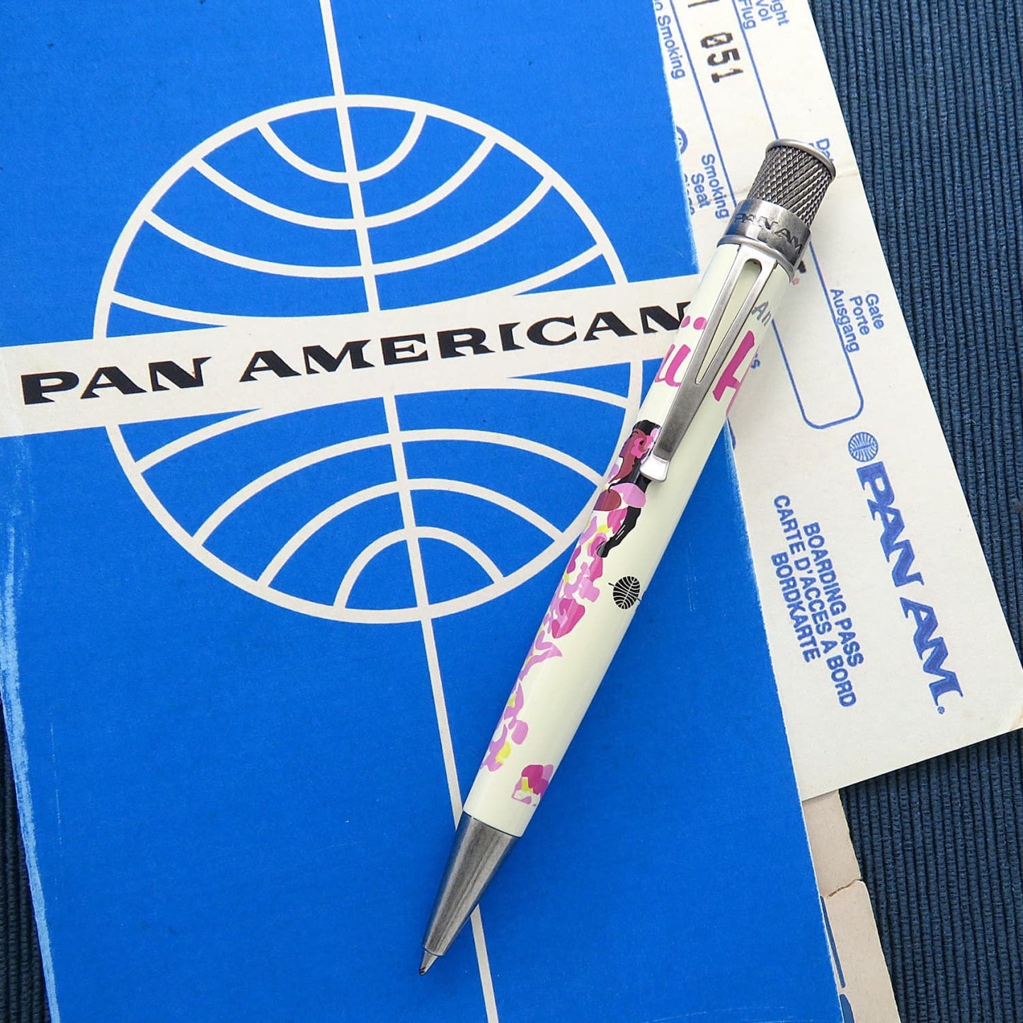Retro 51 Tornado in PAN AM Hawaii Poster Rollerball Pen