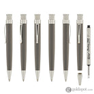 Retro 51 Tornado Rollerball Pen in Black Nickel Platinum Rollerball Pen