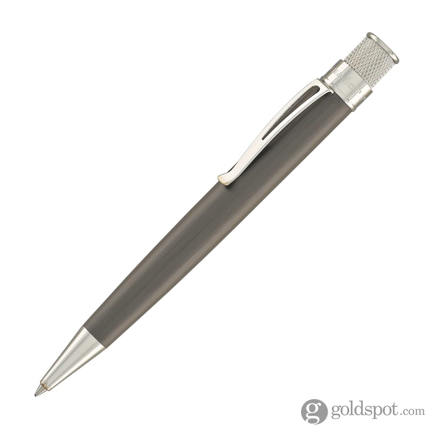 Retro 51 Tornado Rollerball Pen in Black Nickel Platinum Rollerball Pen