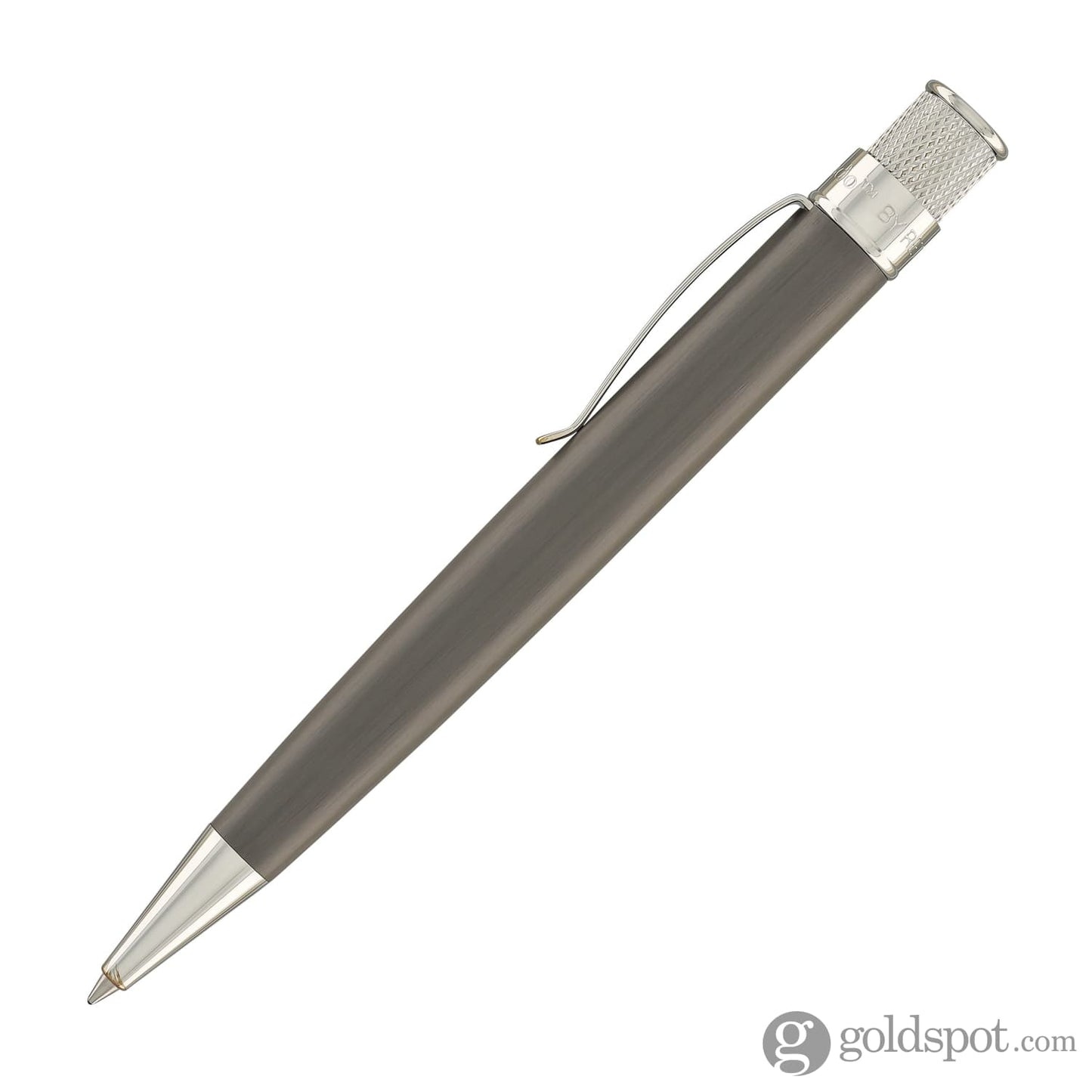Retro 51 Tornado Rollerball Pen in Black Nickel Platinum Rollerball Pen