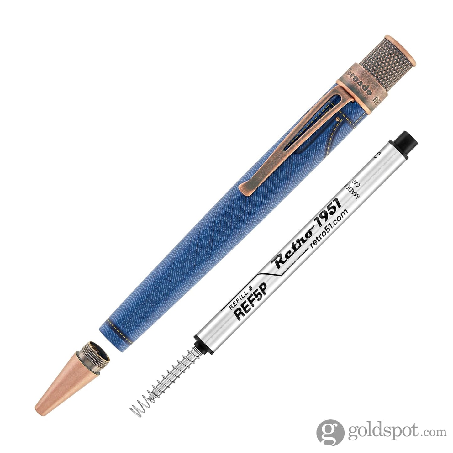 Retro 51 Tornado Rollerball Pen in Denim Doodler Limited Edition Rollerball Pen