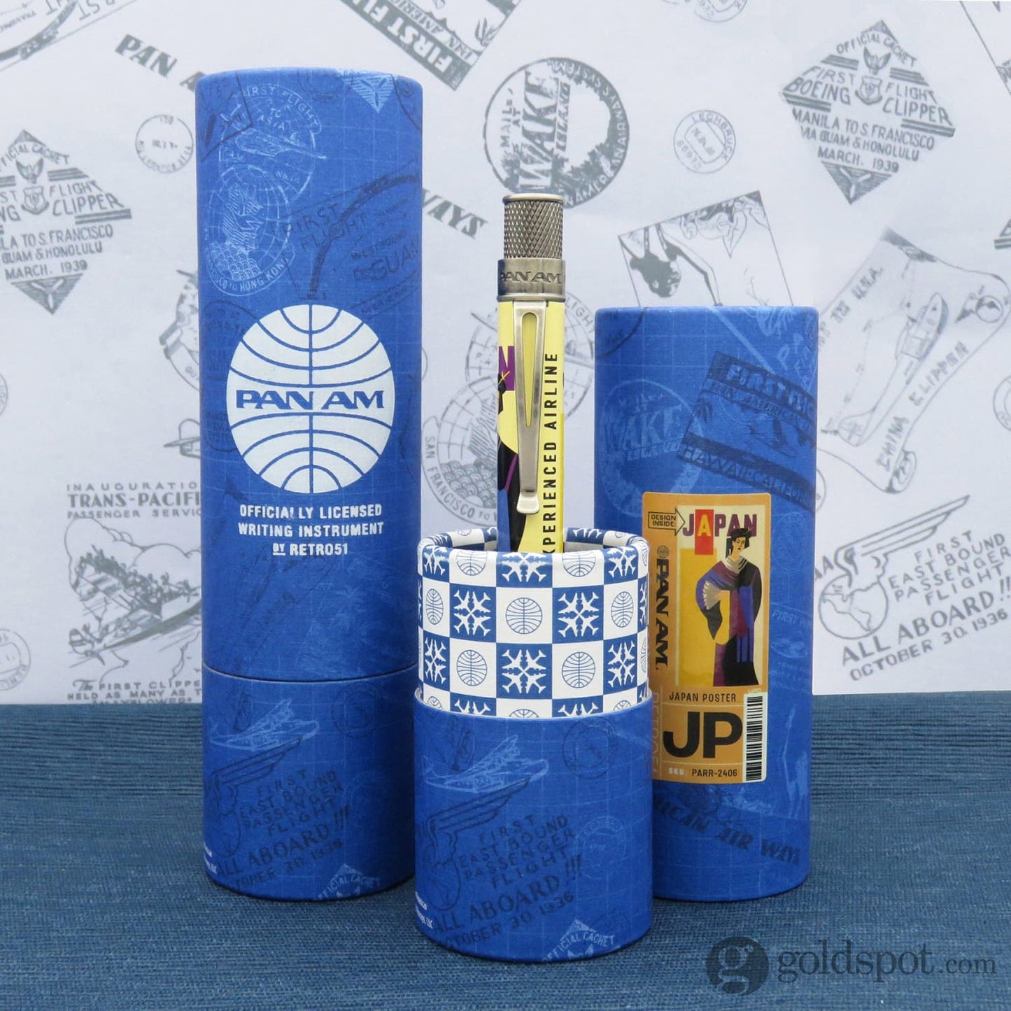 Retro 51 Tornado Rollerball Pen in Pan Am® Japan Poster Rollerball Pen