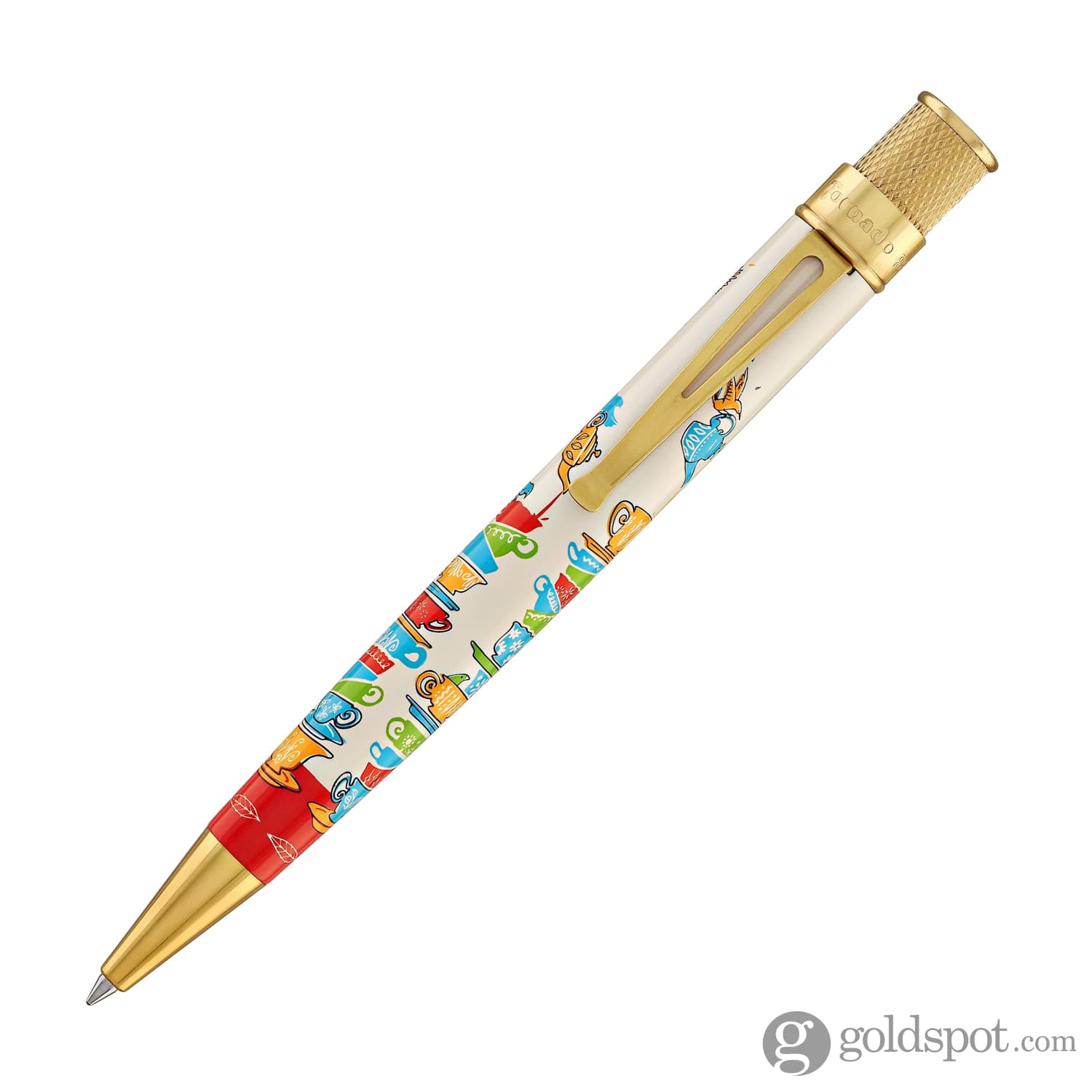 Retro 51 Goldspot Exclusive Tornado Rollerball Pen in Twee-Tea
