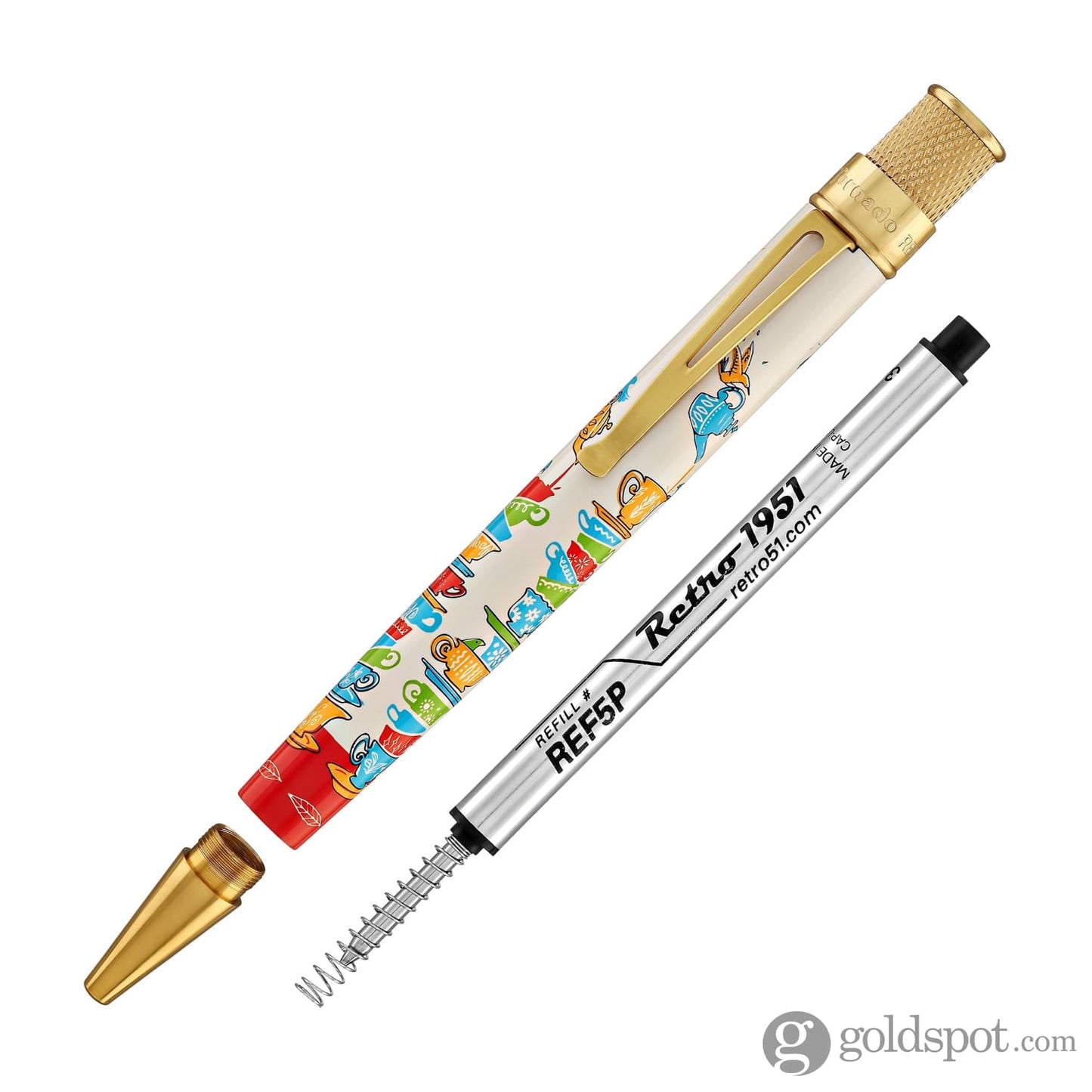 Retro 51 Tornado Rollerball Pen in Twee Tea Rollerball Pen