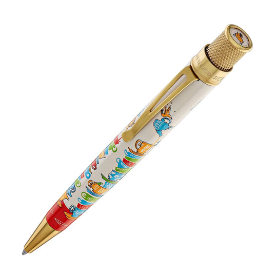 Retro 51 Goldspot Exclusive Tornado Rollerball Pen in Twee-Tea