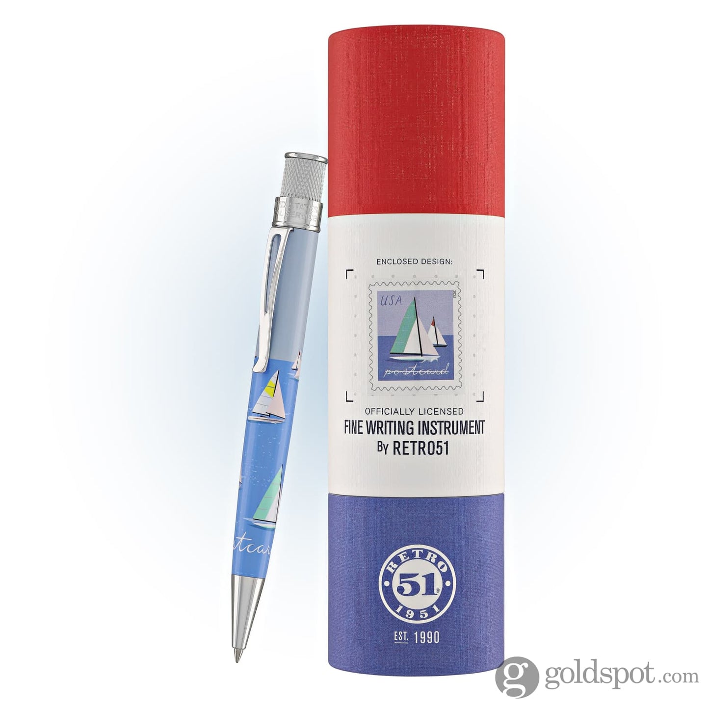 Retro 51 Tornado Rollerball Pen in USPS Sailboats Rollerball Pen