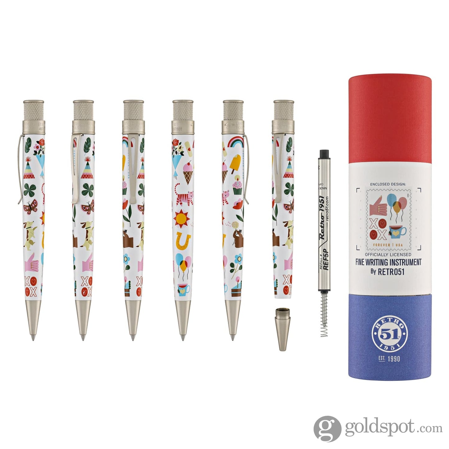 Retro 51 Tornado Rollerball Pen USPS Thinking of You Stamp 2023 Rollerball Pen