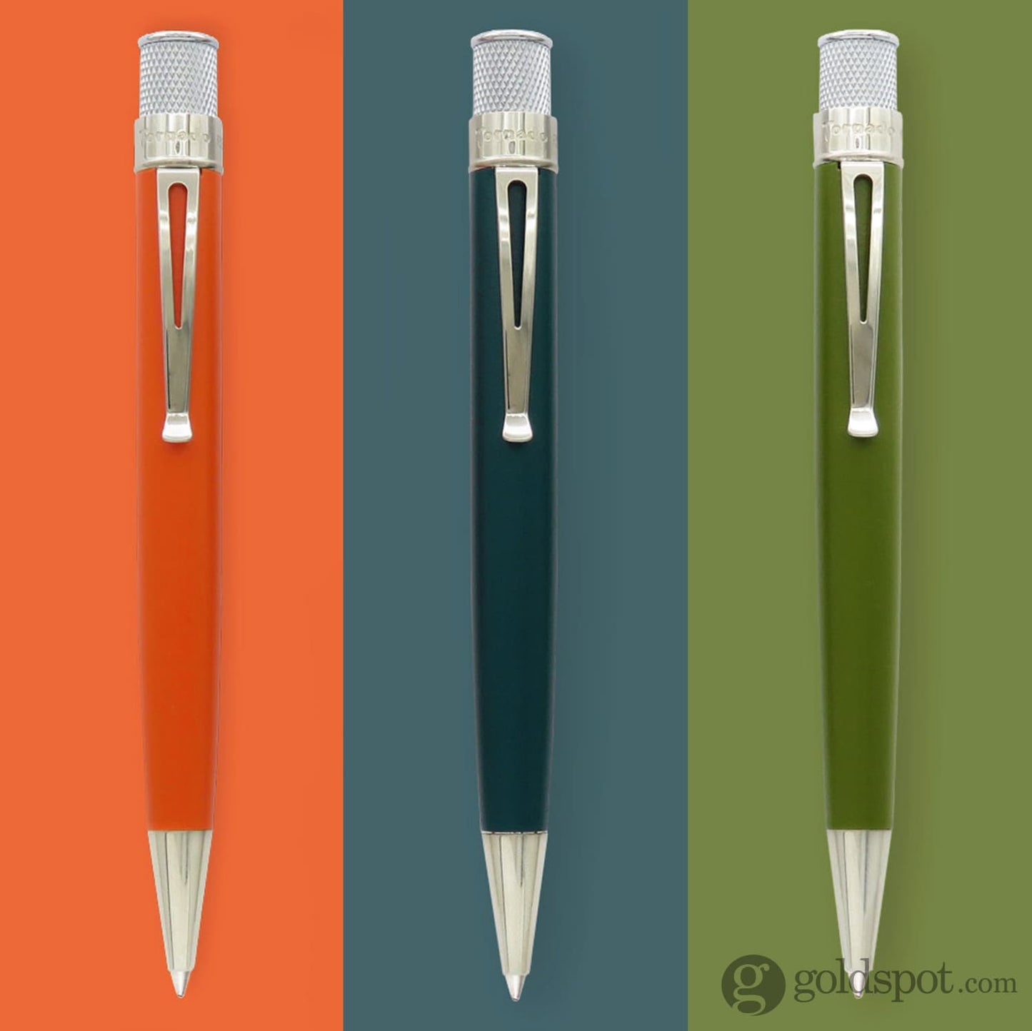 Retro 51 Tornado Seasonal Touch Juniper Green Rollerball Pen Rollerball Pen